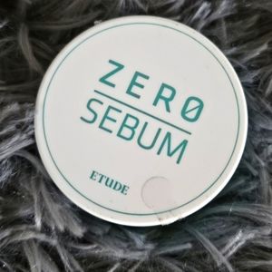 ETUDE Zero Sebum Drying Powder 4g New | Lightweight Oil Control No Sebum Loose